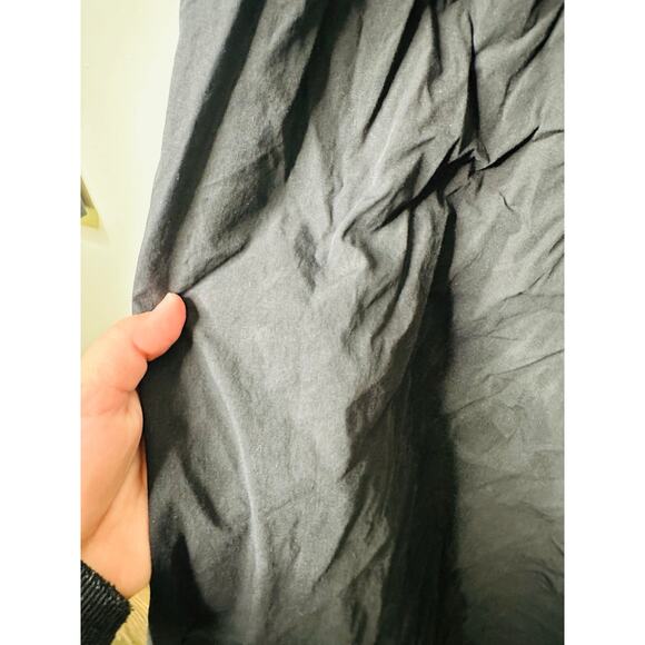 SAU LEE Black 100% Cotton Hourglass Smock Waist Brielle Midi Dress Size US 4 - Picture 11 of 15